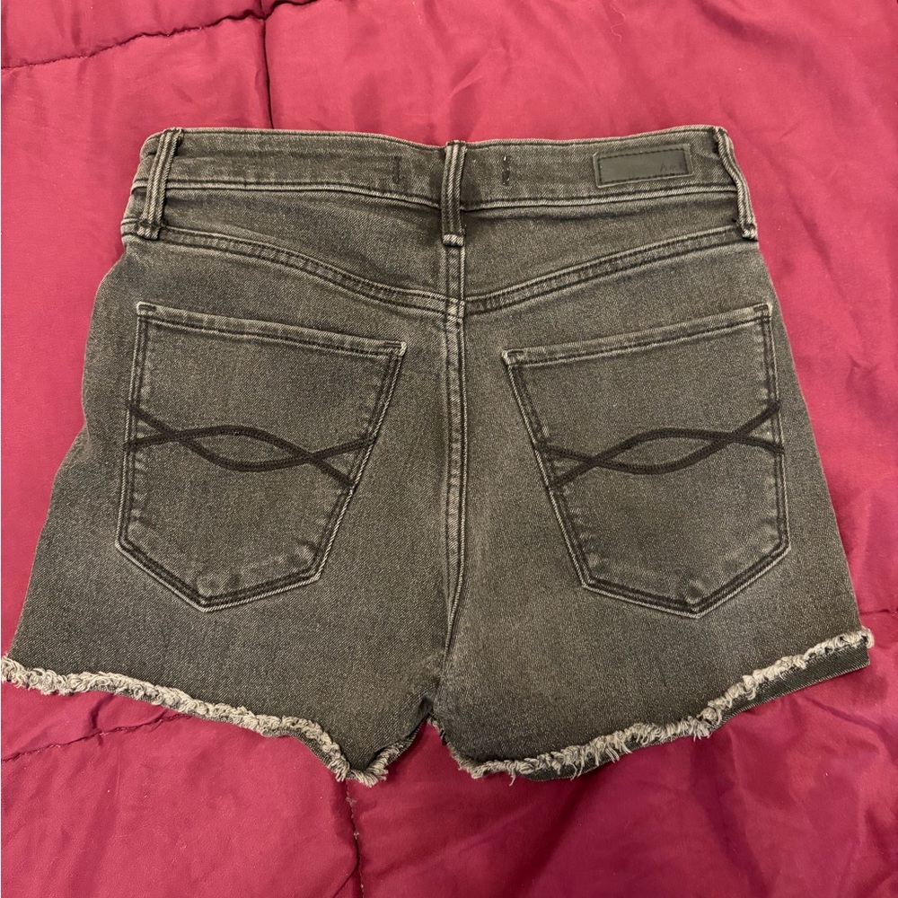 Abercrombie & Fitch Charcoal Jean Shorts - Picture 2 of 3